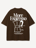 Expresso Brown Oversized T-Shirt