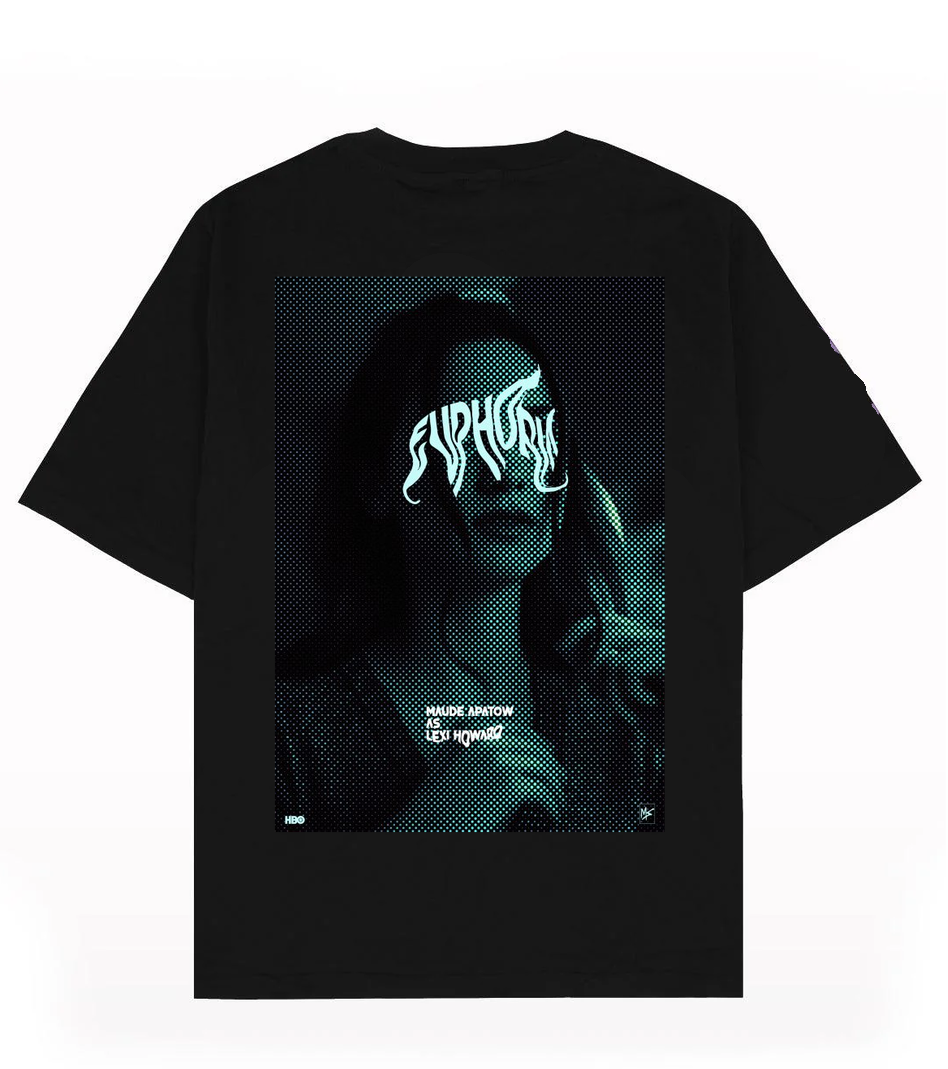 Euphoria Black T Shirt for Men and Women Premium