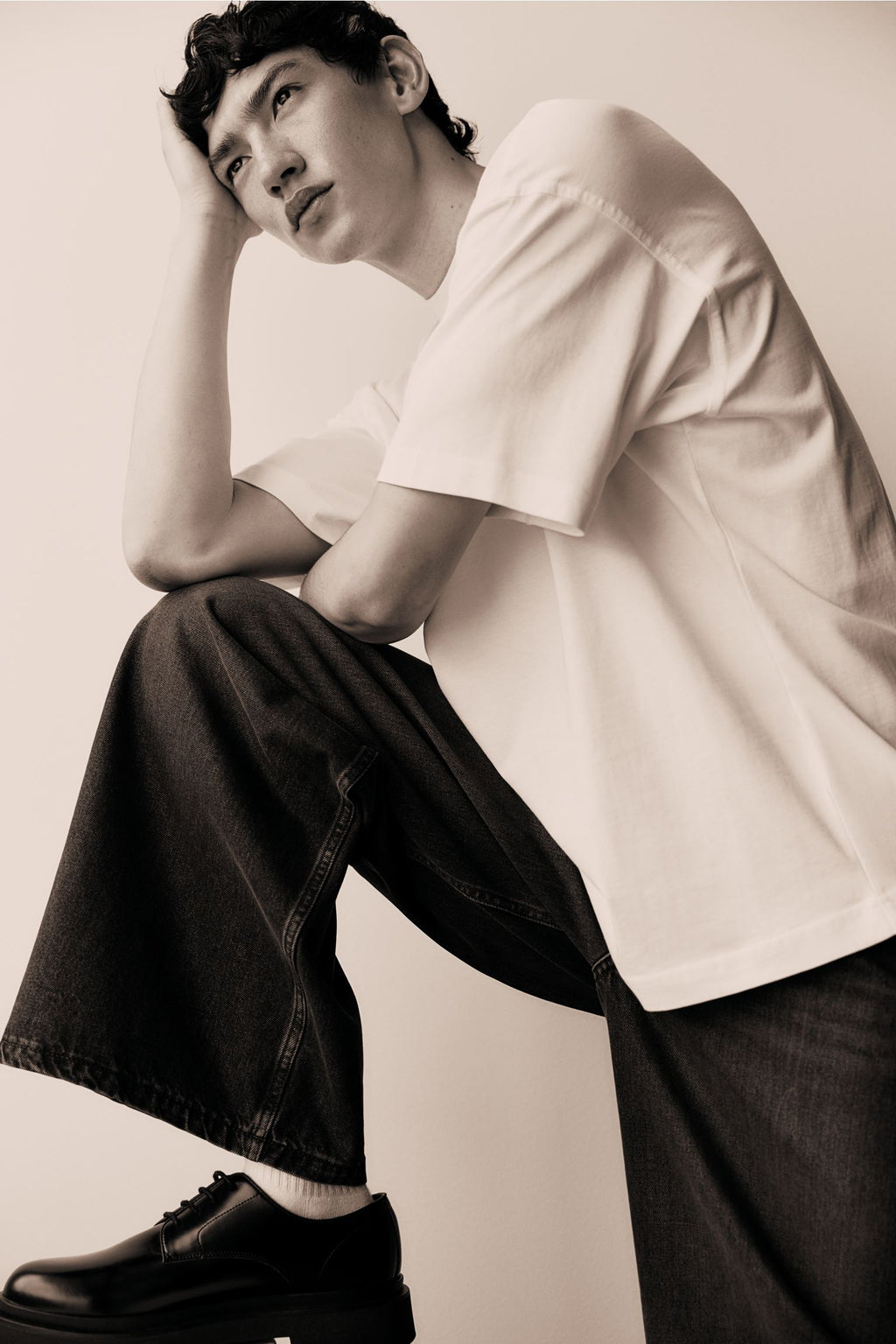 Solid Plain Off White T Shirt for Men and Women Premium